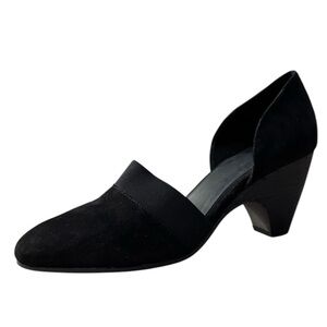 NWOT EILEEN FISHER d’Orsay Suede Black Pump